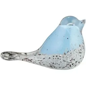 HOME STORY Figur Vogel   ¦ blau ¦ Glas ¦ Maße (cm): B: 6,5 H: 7