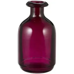 HOME STORY Vase   ¦ lila/violett ¦ Glas ¦ Maße (cm): H: 19  Ø: 10.5