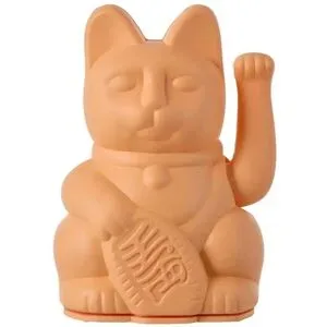 DONKEY Winkekatze   ¦ orange ¦ Kunststoff ¦ Maße (cm): B: 6,5 H: 10 T: 5.0
