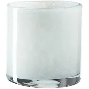HOME STORY Teelichtglas   ¦ grau ¦ Glas ¦ Maße (cm): H: 8,5  Ø: 8.3