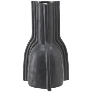 HOME STORY Vase   ¦ schwarz ¦ Steinzeug ¦ Maße (cm): B: 11 H: 20,2 T: 11.0