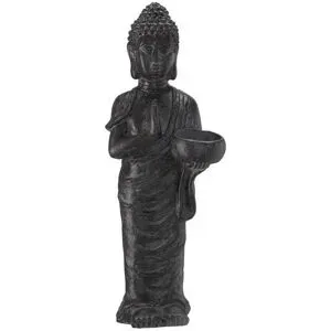 HOME STORY Deko Buddha   ¦ schwarz ¦ Magnesia ¦ Maße (cm): B: 15 H: 40 T: 11.0