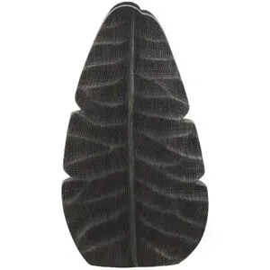 Höffner Deko Vase   ¦ schwarz ¦ Polyresin (Kunstharz) ¦ Maße (cm): B: 7 H: 39