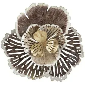 HOME STORY Wandobjekt Blume   ¦ braun ¦ Metall ¦ Maße (cm): B: 43,8 H: 43,8 T: