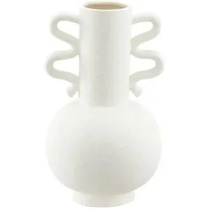 HOME STORY Vase   ¦ creme ¦ Steinzeug ¦ Maße (cm): B: 15 H: 28,5