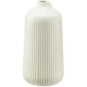 HOME STORY Vase   ¦ creme ¦ Dolomite ¦ Maße (cm): H: 20  Ø: 10