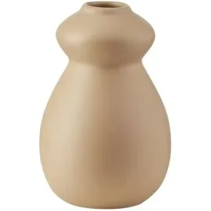 HOME STORY Vase   ¦ braun ¦ Steingut ¦ Maße (cm): B: 8,2 H: 12,2