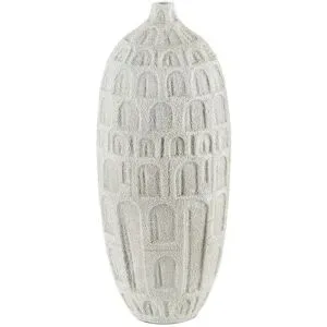HOME STORY Deko Vase   ¦ weiß ¦ Polyresin (Kunstharz) ¦ Maße (cm): B: 20 H: 47