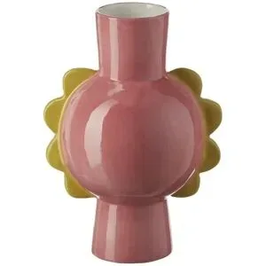 Höffner Vase   ¦ rosa/pink ¦ Dolomite ¦ Maße (cm): B: 11,5 H: 22