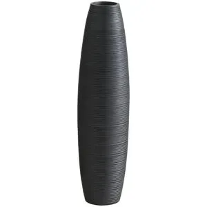 HOME STORY Vase   ¦ schwarz ¦ Polyresin (Kunstharz) ¦ Maße (cm): H: 65  Ø: 17