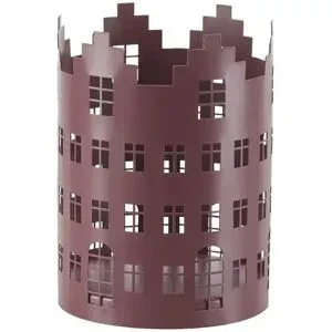 HOME STORY Windlicht   ¦ lila/violett ¦ Eisen ¦ Maße (cm): H: 13  Ø: 9.6