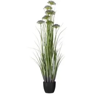 Höffner Grasbüschel getopft   ¦ grün ¦ Kunststoff ¦ Maße (cm): H: 150  Ø: 45