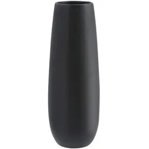ASA SELECTION Vase  Ease New ¦ schwarz ¦ Steinzeug ¦ Maße (cm): H: 25  Ø: 6