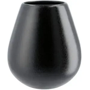 ASA SELECTION Vase  Ease New ¦ schwarz ¦ Steinzeug ¦ Maße (cm): H: 18  Ø: 9