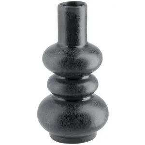 ASA SELECTION Vase   ¦ schwarz ¦ Steingut ¦ Maße (cm): H: 12  Ø: 2.5