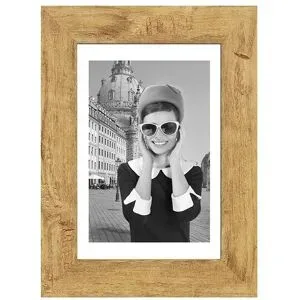 Höffner Bilderrahmen 21x30 cm  Hollywood ¦ holzfarben ¦ Massivholz ¦ Maße (cm): B: 26 H: