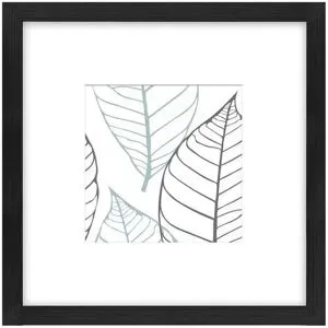 Höffner Bilderrahmen 23x23 cm  Iceland ¦ schwarz ¦ Holzwerkstoff ¦ Maße (cm): B: 25 H: