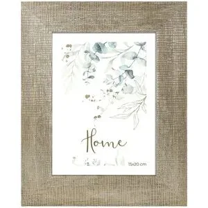 Höffner Bilderrahmen 15x20 cm  Leeds ¦ silber ¦ Massivholz ¦ Maße (cm): B: 22 H: 27 T: