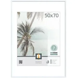 Höffner Kunststoffrahmen  Kyoto ¦ weiß ¦ Kunststoff ¦ Maße (cm): B: 51 H: 71 T: 1.8
