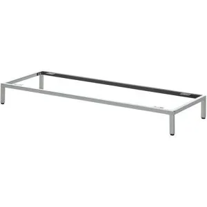 Höffner Metallgestell  Vitreo Neo ¦ silber ¦ Maße (cm): B: 90 H: 13 T: 38.0