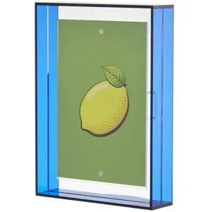 Höffner Bilderrahmen   ¦ blau ¦ Kunststoff,Acryl ¦ Maße (cm): B: 10 H: 15