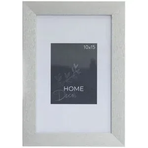 Höffner Bilderrahmen   ¦ silber ¦ Kunststoff,MDF ¦ Maße (cm): B: 10 H: 15