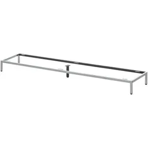 Höffner Metallgestell  Vitreo Neo ¦ silber ¦ Maße (cm): B: 135 H: 13 T: 38.0