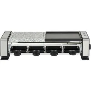KHG Raclette-Grill  RG-1200G ¦ silber ¦ Metall,Kunststoff ¦ Maße (cm): B: 47 H: