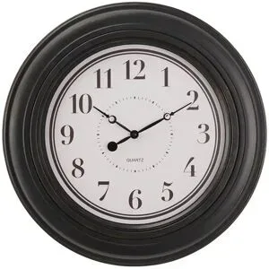 HOME STORY Wanduhr   ¦ schwarz ¦ Aluminium,Kunststoff,Glas Ø: 50.7