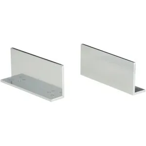 Wohnwert Füße 2er Set  Nicolo ¦ silber ¦ Maße (cm): B: 4 H: 8 T: 19.0