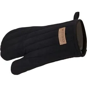 Meisterkoch Topfhandschuh  OPTIMUS ¦ schwarz ¦ 100% Baumwolle ¦ Maße (cm): B: 33