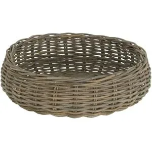 HOME STORY Rattankorb   ¦ braun ¦ Rattan ¦ Maße (cm): H: 17  Ø: 57
