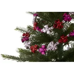 Höffner Girlande mit Schleifen   ¦ rosa/pink ¦ Kunststoff