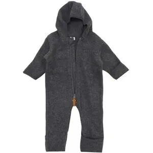 Höffner Merino Baby Overall  Wollfleece ¦ schwarz