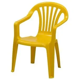 Höffner Kinder-Stapelsessel  Sedia Baby ¦ gelb ¦ Maße (cm): B: 38 H: 52 T: 38.0