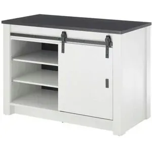 Höffner Spültisch  Sherwood ¦ weiß ¦ Maße (cm): B: 133 H: 93