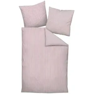 Janine Wendesatin-Bettwäsche  Streifen ¦ rosa/pink ¦ Maße (cm): B: 135