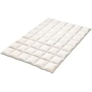 Kauffmann Daunen Mono-Steppbett   ¦ weiß ¦ Maße (cm): B: 135 H: 5