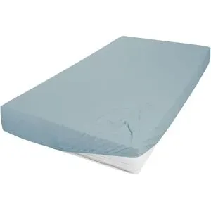 Höffner Jersey Spannbettlaken   ¦ grün ¦ Maße (cm): B: 120 H: 22