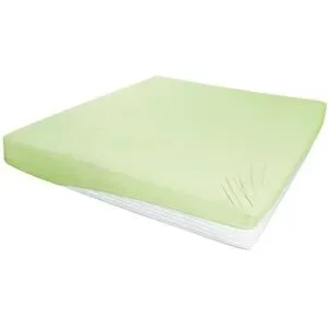 Höffner Jersey-Elasthan Boxspringbetttuch   ¦ grün ¦ Maße (cm): B: 100 H: 26
