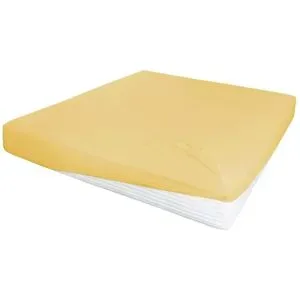Höffner Jersey-Elastan Boxspringlaken   ¦ gelb ¦ Maße (cm): B: 150 H: 28