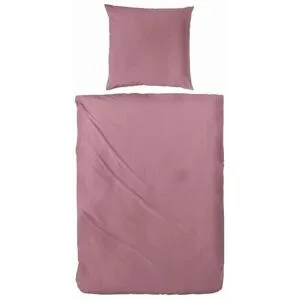 Höffner Mako-Satin Bettwäsche-Set   ¦ rot ¦ Maße (cm): B: 240 H: 1