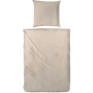 Höffner Mako-Satin Bettwäsche-Set   ¦ braun ¦ Maße (cm): B: 240 H: 1