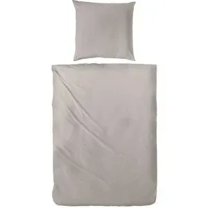Höffner Baumwoll Bettwäsche-Set   ¦ beige ¦ Maße (cm): B: 155 H: 1