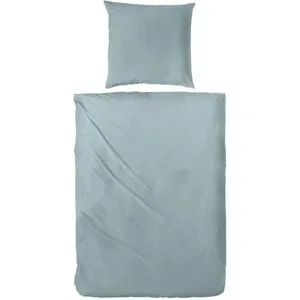 Höffner Satin Bettwäsche-Set   ¦ grün ¦ Maße (cm): B: 155 H: 1