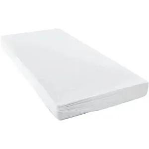 Höffner Spannbetttuch   ¦ weiß ¦ Maße (cm): B: 100 H: 20