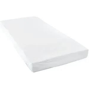 Höffner Spannbetttuch   ¦ weiß ¦ Maße (cm): B: 120 H: 25