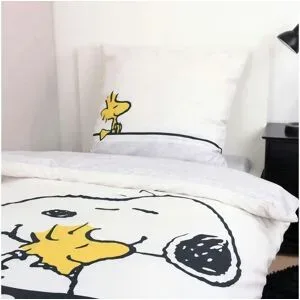Höffner Bettwäsche-Set Snoopy   ¦ mehrfarbig ¦ Maße (cm): B: 135 H: 1