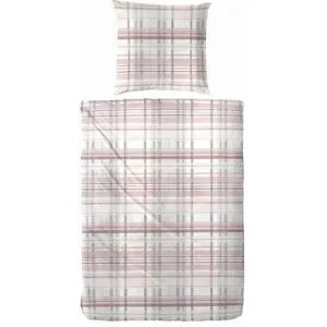 Höffner Flanell Bettwäsche-Set   ¦ rot ¦ Maße (cm): B: 155 H: 1