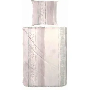 Höffner Biber Bettwäsche-Set   ¦ creme ¦ Maße (cm): B: 135 H: 1